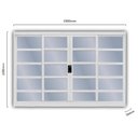 Ver imagem 2 de Janela de Aço de Correr 120x150cm 4 Folhas Minas Sul Mgm