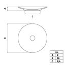 Ver imagem 3 de 12 Pratos para Pão Tramontina Pequeno Branco Porcelana 16cm Café da Manhã Sophia