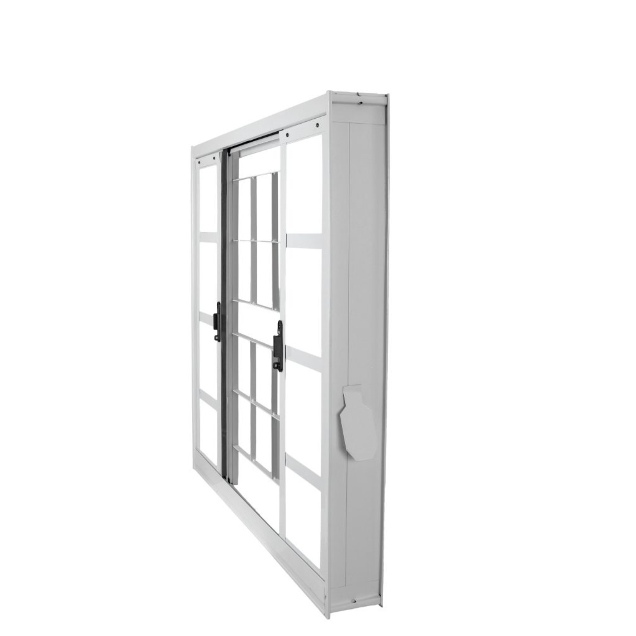 Janela de Aço de Correr 100x120cm 4 Folhas com Grade Minas Sul MGM - 4