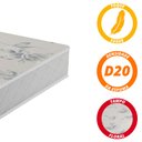 Ver imagem 4 de Cama Box Solteiro Colchão de Espuma D20 Supreme 88x188x50cm