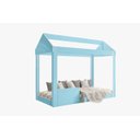 Ver imagem 2 de Cama Infantil Montessoriana Crystal Com Colchão - Água