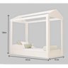 Cama Infantil Montessoriana Crystal Com Colchão - Água - 3