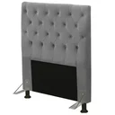 Ver imagem 5 de Cabeceira Solteiro Suede (0.88X1.30):Areia