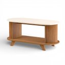 Ver imagem 4 de Mesa de Centro Vivalde Cinamomo/off White