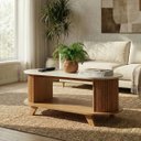 Ver imagem 1 de Mesa de Centro Vivalde Cinamomo/off White