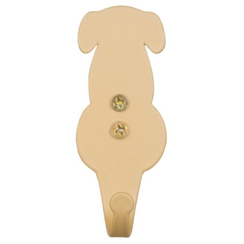 Gancho Cabideiro Cachorro Dourado Multiuso Pendurar Roupas Bolsas Casacos Acessórios