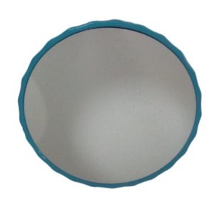 Espelho Decorativo Parede Moldura Polipropileno de 28cm Azul Arte Vítrea Espelho Renoir Azul