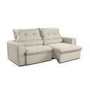 Ver imagem 3 de Sofá Luna 4 Lugares Retrátil Reclinável Veludo Luxo 2,00m