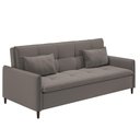 Ver imagem 1 de Sofá Cama Reclinável 3 Lugares e Almofadas Inclusas Multimóveis Cr45239