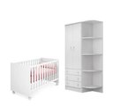 Ver imagem 1 de Quarto Infantil Berço Mini Cama Americano Branco - FdECOR