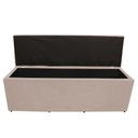 Ver imagem 3 de Calçadeira Baú Paris King 195 Cm Botão Strass Suede Porcelana do Lar Móveis