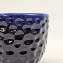 Ver imagem 5 de Vaso Decorativo Azul Bolha Azul 9x11cm Cerâmica Brilho