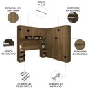 Ver imagem 2 de Guarda Roupa Casal Modulado Cp05 Delphi Avelã L01 - Mpozenato