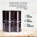 Ver imagem 2 de Sensor Feixe Duplo Dual de Barreira Ativo 60 Metros Digital