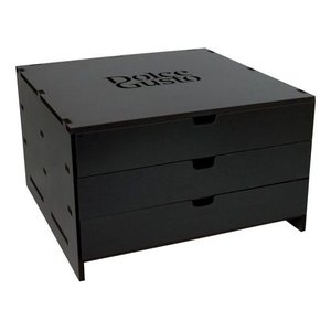 Porta Capsula Café Dolce Gusto Preto 48 Capsula Gaveta