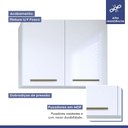 Ver imagem 6 de Lavanderia Modulada São Gonçalo 1 Armário Multiuso e Armário Aéreo Kaiki Móveis