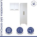 Ver imagem 5 de Lavanderia Modulada São Gonçalo 1 Armário Multiuso e Armário Aéreo Kaiki Móveis