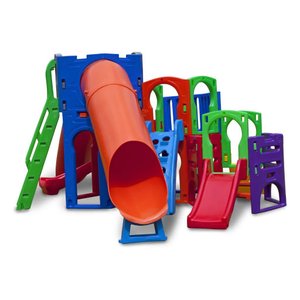 Playground Supremo Freso com 2 Tubos e Escorregador Infantil