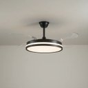 Ver mais imagens de Ventilador de Teto Retrátil Compacto Preto com Led 60w e Controle Remoto