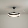 Ventilador de Teto Retrátil Compacto Preto com Led 60w e Controle Remoto - 8