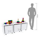 Ver imagem 5 de ARMÁRIO RODINHAS M152.2021.B (QUARTO, KIDS, ORGANIZA) MUNDI MOVEIS