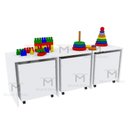 Ver imagem 3 de ARMÁRIO RODINHAS M152.2021.B (QUARTO, KIDS, ORGANIZA) MUNDI MOVEIS