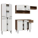 Ver mais imagens de Armário de Cozinha Completa 229cm Rustic-branco Emilly Madesa 016