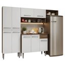 Ver imagem 2 de Armário de Cozinha Completa 229cm Rustic-branco Emilly Madesa 016