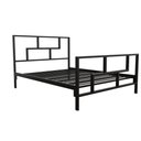 Ver imagem 1 de Cama de Ferro Metalon Queen Size Icamas Preto Fosco