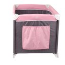Ver imagem 4 de Berço Compacto Confort Bebê Cercado Chiqueirinho Rosa