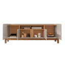 Ver imagem 3 de Rack Lizz 1.70 Off White/cedro - Casa D Móveis