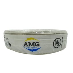 Fio Cabo Flexível Branco 4mm 100 Metros AMG - 1