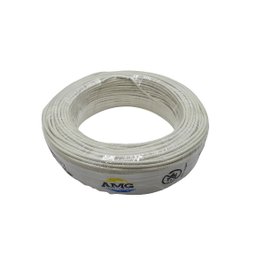 Fio Cabo Flexível Branco 4mm 100 Metros AMG - 2