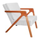 Ver imagem 2 de Poltrona Luxo Monalisa Suede Cores - DS Estofados - Branco