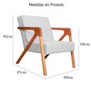 Ver imagem 6 de Poltrona Luxo Monalisa Suede Cores - DS Estofados - Branco