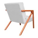 Ver imagem 3 de Poltrona Luxo Monalisa Suede Cores - DS Estofados - Branco