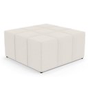 Ver imagem 3 de Kit 02 Puffs Decorativos Para Sala de Estar Quadrado Milano 90x90cm W01 Linho Cru - Lyam Decor