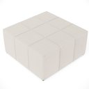 Ver imagem 6 de Kit 02 Puffs Decorativos Para Sala de Estar Quadrado Milano 90x90cm W01 Linho Cru - Lyam Decor