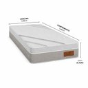 Ver imagem 2 de Colchão Solteiro Sr Life Silver Molas Ensacadas Espuma D26 88x188x27cm Cinza