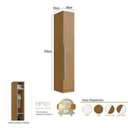 Ver imagem 5 de Módulo Guarda-Roupa 40cm com 1 Porta em MDF Linha Integrato