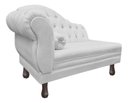 Ver imagem 3 de Recamier Divã Sofá 120cm Recepção Sala Larissa Suede:branco/liso