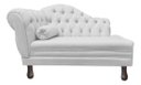 Ver imagem 2 de Recamier Divã Sofá 120cm Recepção Sala Larissa Suede:branco/liso
