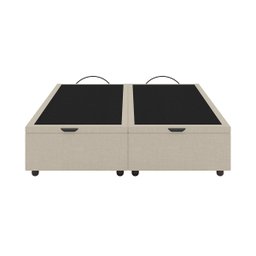 Base Cama Box Baú King Size Linho Bege Skybox - 4