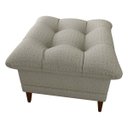 Ver imagem 6 de Conjunto P/ Sala Montreal 1 Poltrona Decorativas e 1 Puff Plano Milenum Palha - Matrix