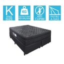 Ver imagem 4 de Cama Box Baú King + Colchão Portobel De Mola Arezzo Black Light