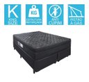 Ver imagem 4 de Cama Box Baú King + Colchão Portobel De Mola Arezzo Black Light