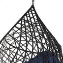 Ver imagem 7 de Balanço Suspenso Ninho Gota com Mola e Mosquetão Almofada Impermeável Gourmet Área Externa:a2