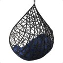 Ver imagem 2 de Balanço Suspenso Ninho Gota com Mola e Mosquetão Almofada Impermeável Gourmet Área Externa:a2