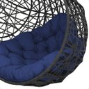 Ver imagem 6 de Balanço Suspenso Ninho Gota com Mola e Mosquetão Almofada Impermeável Gourmet Área Externa:a2