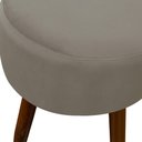 Ver imagem 4 de Puff Decorativo Redondo Pé Palito Herrero Cappuccino